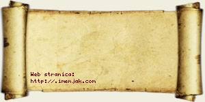 Aca Adamac vizit kartica